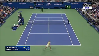 Serena Williams vs Anett Kontaveit Highlights Us Open 2 Round