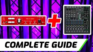 Connect Microphone Preamp To Audio Mixer | 2 Ways!