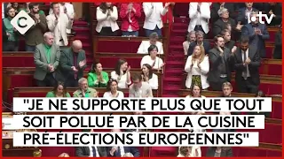 Rachel Kéké brandit un drapeau palestinien à l’Assemblée - Vincent Lemire - C à Vous - 04/06/2024