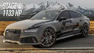 1133HP AUDI RS7 STAGE4 C7.5 - 2.5 SEC - ONE OF WORLDS FASTEST TAKING OVER THE TATRA MOUNTAINS