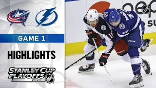 NHL Highlights | First Round, Gm1: Blue Jackets @ Lightning - Aug. 11, 2020