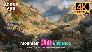 June's Journey Scene 696 Vol 2 Ch 40 Mountain Cave Entrance *Full Mastered Scene* 4K