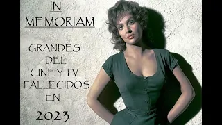 IN MEMORIAM Grandes del cine y televisión fallecidos en 2023