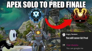 Soloing to Pred! Apex Legends Season 16 - pt 8 FINALE