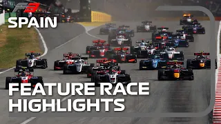 F3 Feature Race Highlights | 2022 Spanish Grand Prix