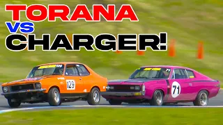 Six Pack Attack! LJ Torana Vs Valiant R/T Chargers Incredible Battle