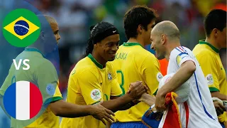 Brazil - France World Cup 2006 // Highlights English commentary // HD