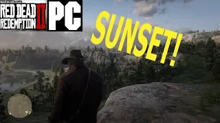 Red Dead Redemption 2 PC: Sunset on Horseshoe overlook- ULTRA settings 2560x1600