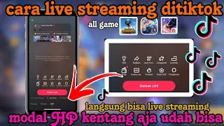 TUTORIAL CARA LIVE STREMING GAME DITIKTOK 2023 mengunakan 1 hp ll Tiktok