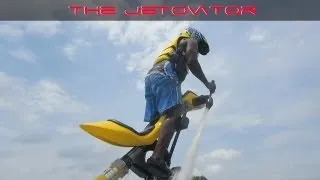 Jetovator Preview Ride - Flying, water-powered bike