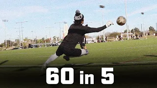 Angle Shot Stopping | Goalkeeper Training | 60 in 5