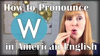 The W Sound vs. The V Sound | American Accent Training