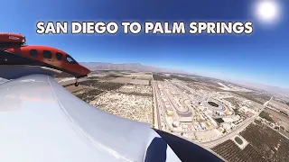 Cirrus Vision Jet - San Diego to Palm Springs KMYF / KTRM Full Flight