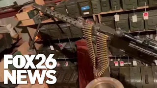 241 guns, 1 million rounds weapons cache found, California man arrested