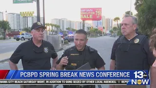 Panama City Beach Police hold Spring Break news conference