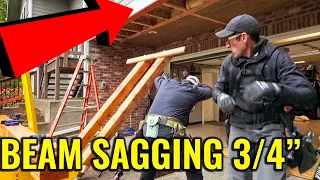 Warning: How to Fix A Sagging Beam