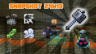 nouveaux enchants OP & potions - MINECRAFT 1.21 -  Snapshot 24w13