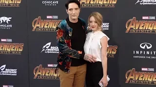 David Dastmalchian and Evelyn Leigh “Avengers: Infinity War” World Premiere Purple Carpet