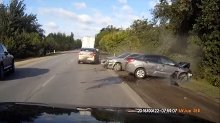 Подборка ДТП / Осень 2016/ Часть 205 - Car Crash Compilation - Part 205