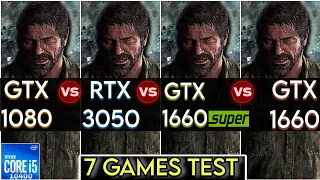 GTX 1080 vs RTX 3050 vs GTX 1660 Super vs GTX 1660 | Test In 7 Games | How Big The Difference ?