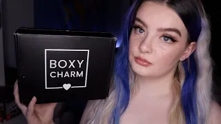 ASMR April Makeup Unboxing (close whispers, tapping) 💙