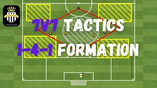 1-4-1 Formation Tactics | 7v7 Football
