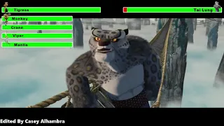 Furious Five vs. Tai Lung with healthbars (Birthday Special)