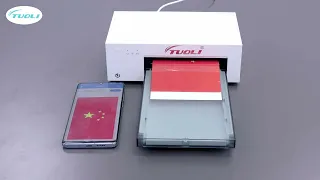 How to use TUOLI mini phone skin printer for customized any designs to your mobile phone back skin