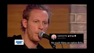 Laurence Fox Performs New Single, "N-STANB", on Jeremy Vine