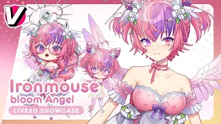 【Live2D】 Vshojo Vtuber Ironmouse - Bloom Angel Version Showcase!