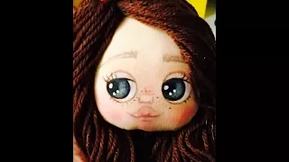 COMO PINTAR CARA MUÑECA DE TELA PRIMERA PARTE, PAINTING DOLL FACE (REBONICAS)