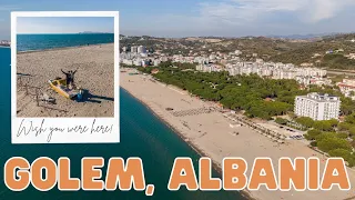 Albania Beach. A day in Golem, Albania. Where To Go & What To See in Albania. Tirana Day Trip!