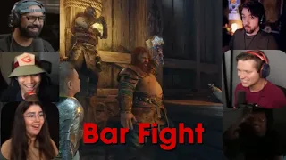 Gamers Reaction To Atreus Bar Fight | God of War Ragnarok | Spoiler Alert!