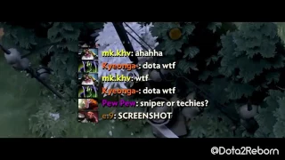 DOTA 2 WTF Sniper Vs Techies Dead Or Alive