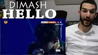 VOCAL COACH reacts to DIMASH singing "Hello"