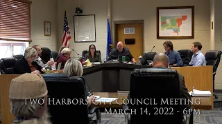 Two Harbors City Council Meeting - March 14, 2022 - 6pm