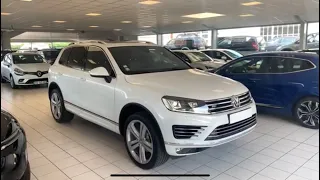 Présentation, essai statique VOLKSWAGEN TOUAREG 4 MOTION  TIPTRONIC8  R-LINE V6 TDI 262 ch FULL