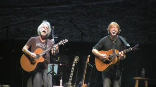 Trey Anastasio and Bob Weir playing Miss You (Acoustic) at Wanee Festival