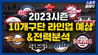 [KBO리그 개막 특집] 2023시즌 10개 구단 라인업 예상 및 전력 분석
