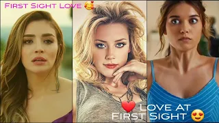 Top 5 Love Stories 😊 | Love At First Sight 😍 Moments | First Sight Love | First Crush | Crush Clash❤