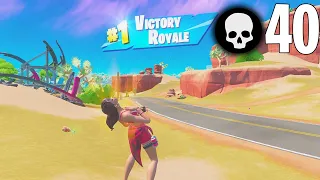 40 Elimination Solo vs Squad Win Full Gameplay Fortnite Chapter 3 Season  3 (PS4 Controller)