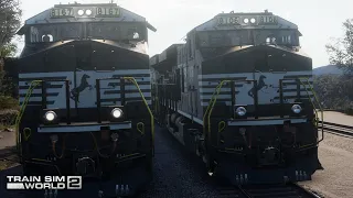 ES44AC Loco In Norfolk Southern livery Honks It's Horn For Rail Fans Train Sim World 2 Gameplay!