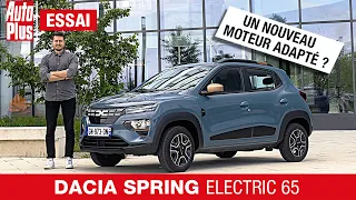 DACIA SPRING Electric 65 : un NOUVEAU MOTEUR adapté ? - Essai