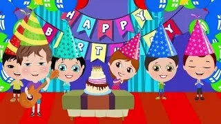 Cumpleaños Feliz  - la canción para celebrar tu cumpleaños (video animado infantil)