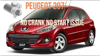 Peugeot 207 No Crank No Start Issue SOLVED