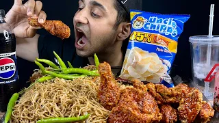 Eating 2kg Spicy Noodles With Korean KFC Chicken Bucket Challenge | Spicy Street Food Challenge 🔥🔥🔥