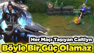 Çoook Uzaklardan Yok Eden Caitlyn Bu Güç Her Maçı Tek Başına Taşır Wild Rift