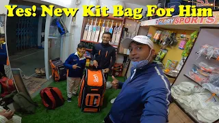 Yes! new kit bag for him || नई किट बॅग