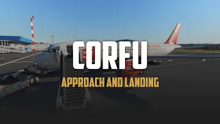 Approach And Landing into Corfu | Microsoft Flight Simulator | Flybywire A23nx