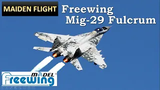 Maiden-ing The Famous Freewing Mig-29 Fulcrum Twin 80mm! She Roll like a Champ as Expected! Easy!